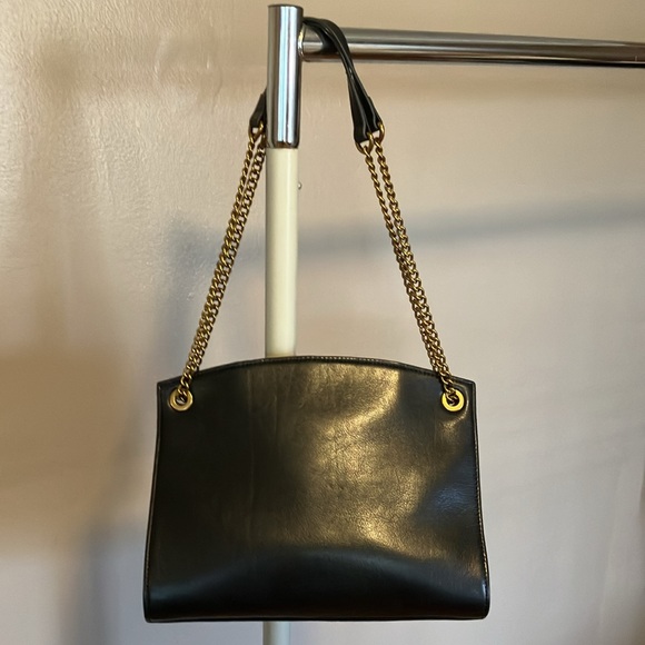 Stylish Parisian Leather Black Bag by French brand Nat & Nin - Picture 5 of 9